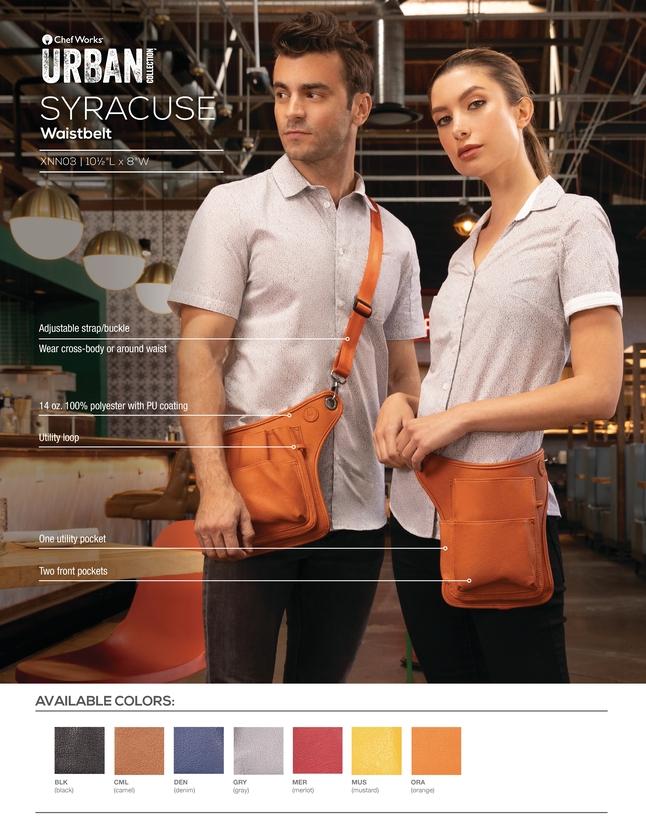 Syracuse Heuptas voor het Terras en Evenementen. in kleuren.